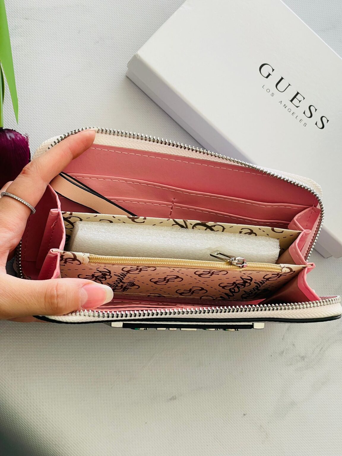 محفظة چيس✨بيبي بينك🩷-مع سحاب داخلي